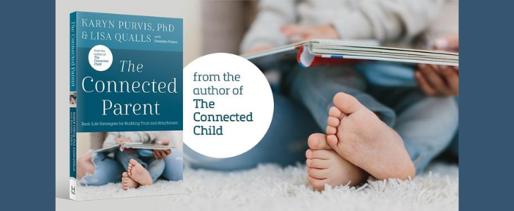 The Connected Parent book cover and promo