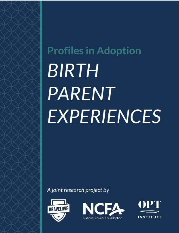 advertisement for the Profiles in Adoption Birth Parent Experiences