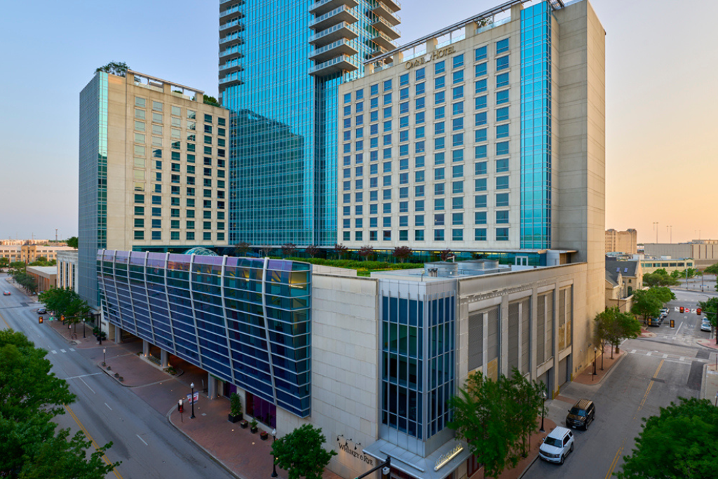 exterior of the Omni Fort Worth Hotel
