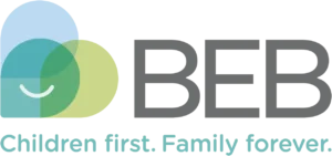 BEB Children First Family Forever logo