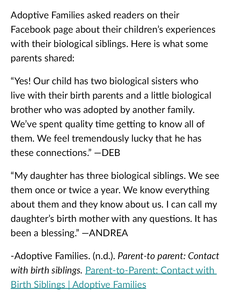 Quotes from adoptive parents
